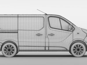 nissan nv300 van 2016 3D Model