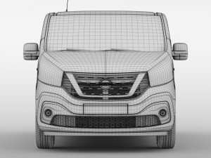 nissan nv300 van 2016 3D मॉडल