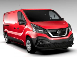 日产 NV300 面包车 L2H1 2016 3D 模型