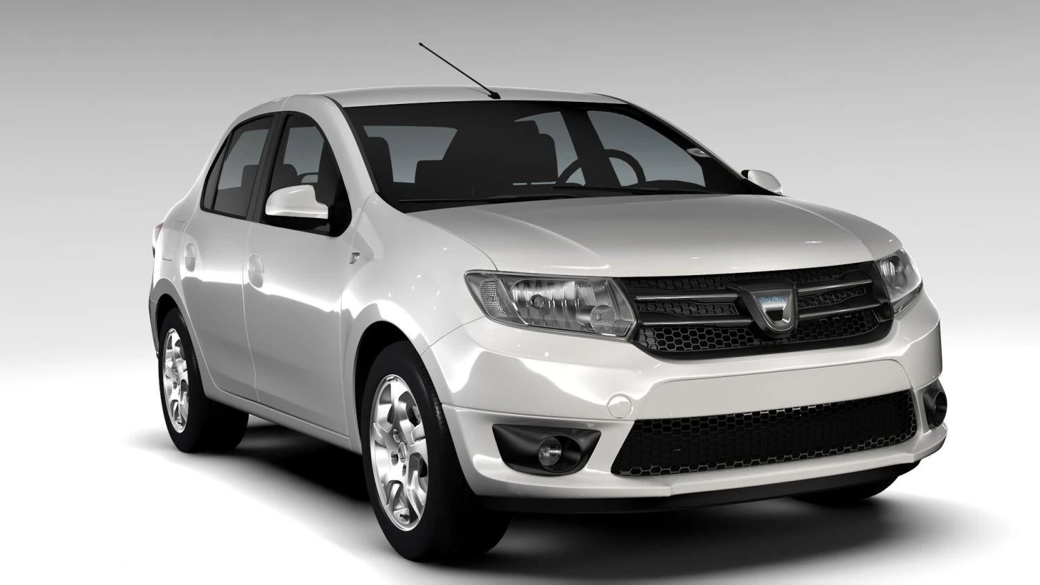 dacia logan 2015 3D Model .c4d .max .obj .3ds .fbx .stl .blend 