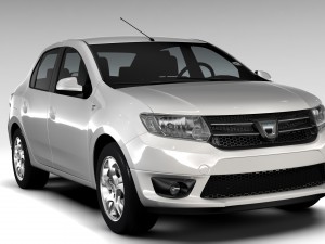 dacia logan 2015 3D मॉडल