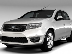dacia logan 2015 3D Model