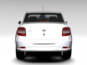 dacia logan 2015 3D Model