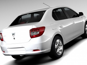 dacia logan 2015 3D Model