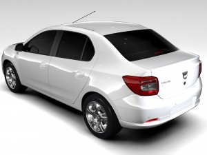 dacia logan 2015 3D Model