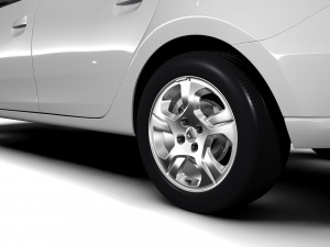 dacia logan 2015 3D Model