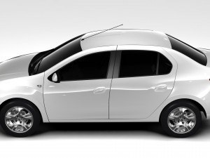 dacia logan 2015 3D Model