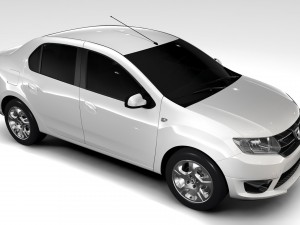 dacia logan 2015 3D Model