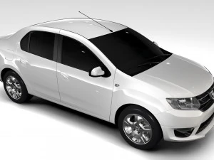 dacia logan 2015 3D Model