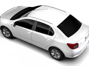 dacia logan 2015 3D Model
