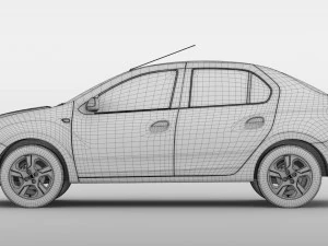 dacia logan 2015 3D Model