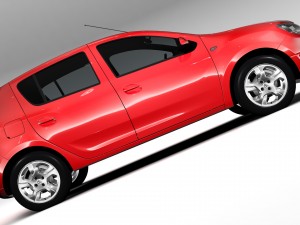 dacia sandero 2015 3D Model