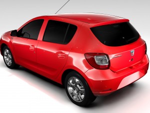 dacia sandero 2015 3D Model