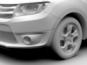 dacia sandero 2015 3D Model
