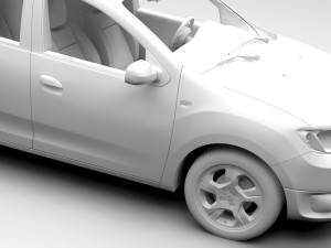 dacia sandero 2015 3D Model