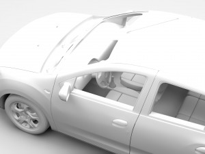 dacia sandero 2015 3D Model