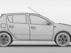 dacia sandero 2015 3D Model