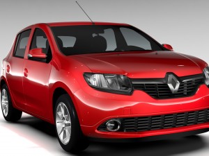renault sandero 2015 3D Model