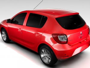 renault sandero 2015 3D Model