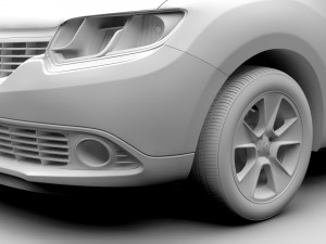 renault sandero 2015 3D Model