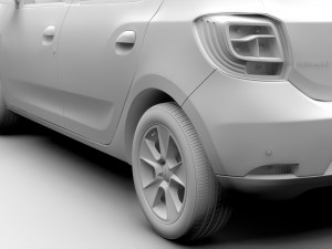 renault sandero 2015 3D Model