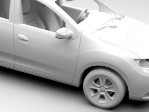renault sandero 2015 3D Model