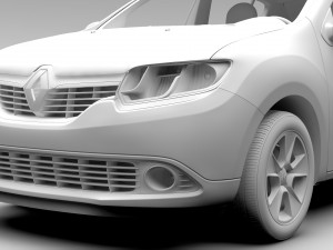 renault sandero 2015 3D Model