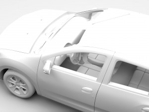 renault sandero 2015 3D Model