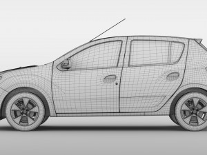 renault sandero 2015 3D Model