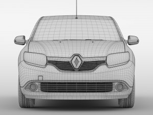 renault sandero 2015 3D Model