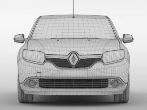renault sandero 2015 3D Model