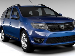 dacia logan mcv 2016 3D मॉडल