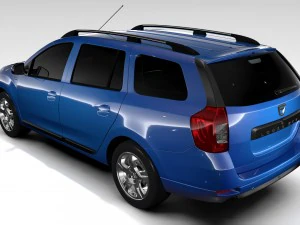 dacia logan mcv 2016 3D Model