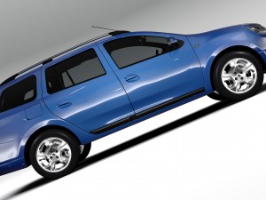 dacia logan mcv 2016 Model 3D