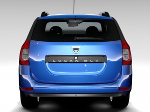 dacia logan mcv 2016 Model 3D