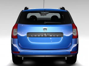 dacia logan mcv 2016 3D Model
