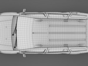 dacia logan mcv 2016 Model 3D