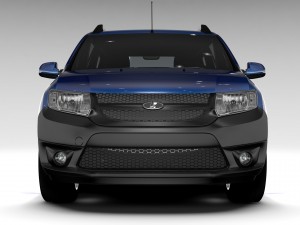 lada largus 2016 3Dモデル