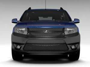 Lada Largus 2016 Modello 3D