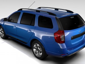 lada largus 2016 3Dモデル