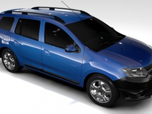 lada largus 2016 3Dモデル
