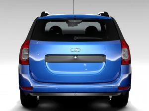 Lada Largus 2016 Modello 3D