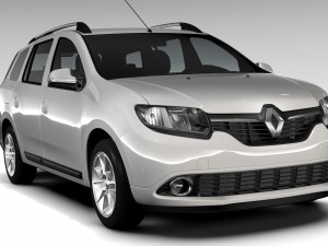 renault logan mcv 2016 3D Модель
