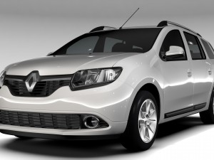 renault logan mcv 2016 Model 3D
