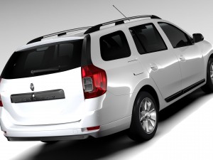renault logan mcv 2016 Model 3D