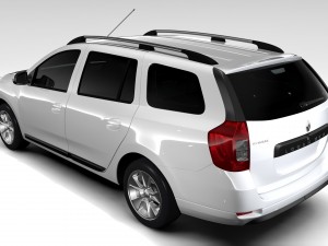 renault logan mcv 2016 Model 3D