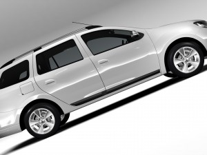 renault logan mcv 2016 Model 3D