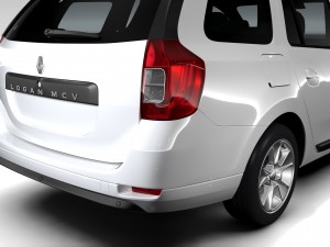 renault logan mcv 2016 Model 3D