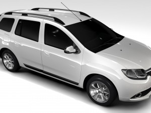 renault logan mcv 2016 Model 3D