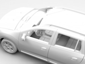 renault logan mcv 2016 Model 3D